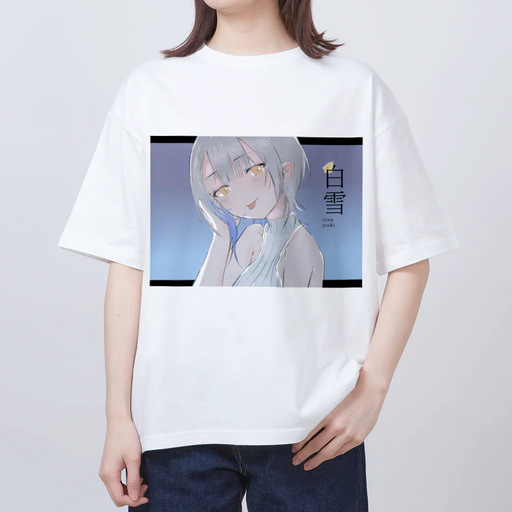 白雪のお店のオーバーサイズ白雪Ｔシャツ Oversized T-Shirt