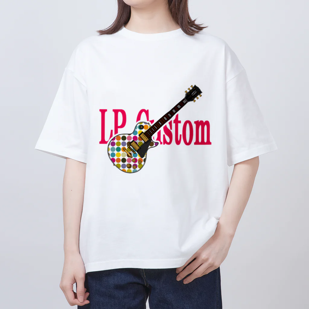 にゃんこ王子のにゃんこ王子 LPカスタムドット オーバーサイズTシャツ