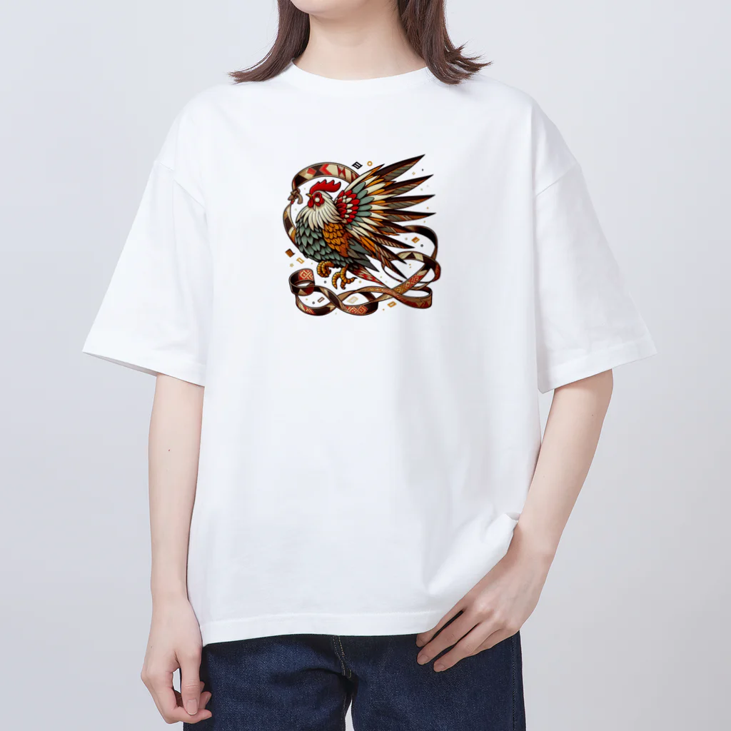 Sergeant-CluckのMiddle Army：中部方面部隊 Oversized T-Shirt