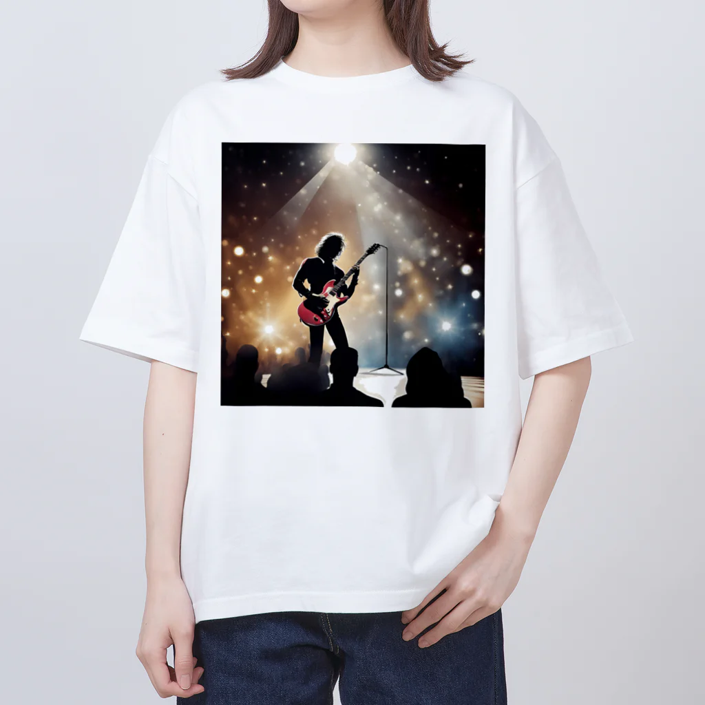 hayasatoのバラードを歌うロックスター オーバーサイズTシャツ