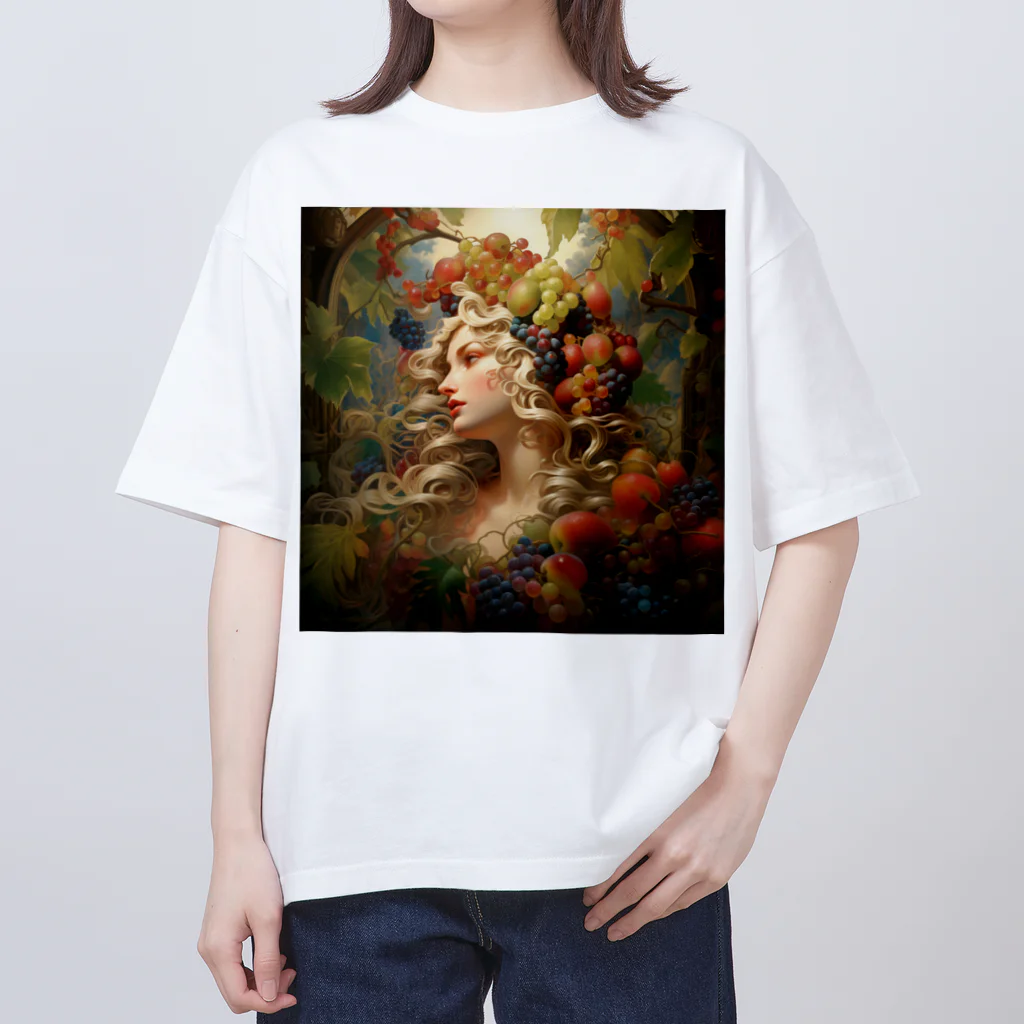 AQUAMETAVERSEの果実の女神　なでしこ1478 オーバーサイズTシャツ