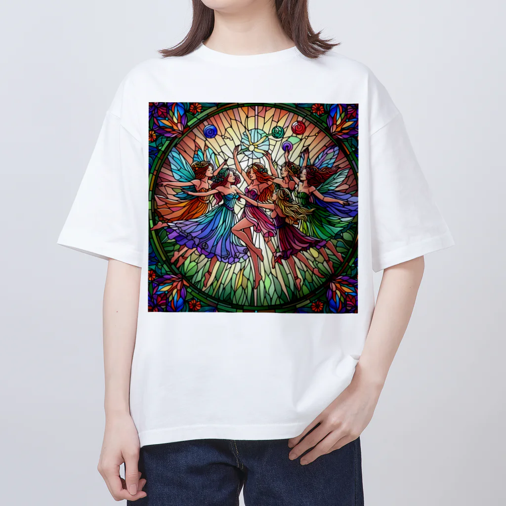 かるるんショップの妖精の舞シリーズ　祝福 オーバーサイズTシャツ