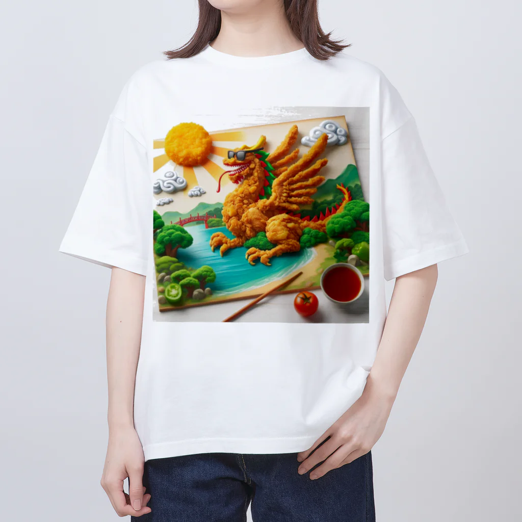 ハピShopのフライドラゴン オーバーサイズTシャツ