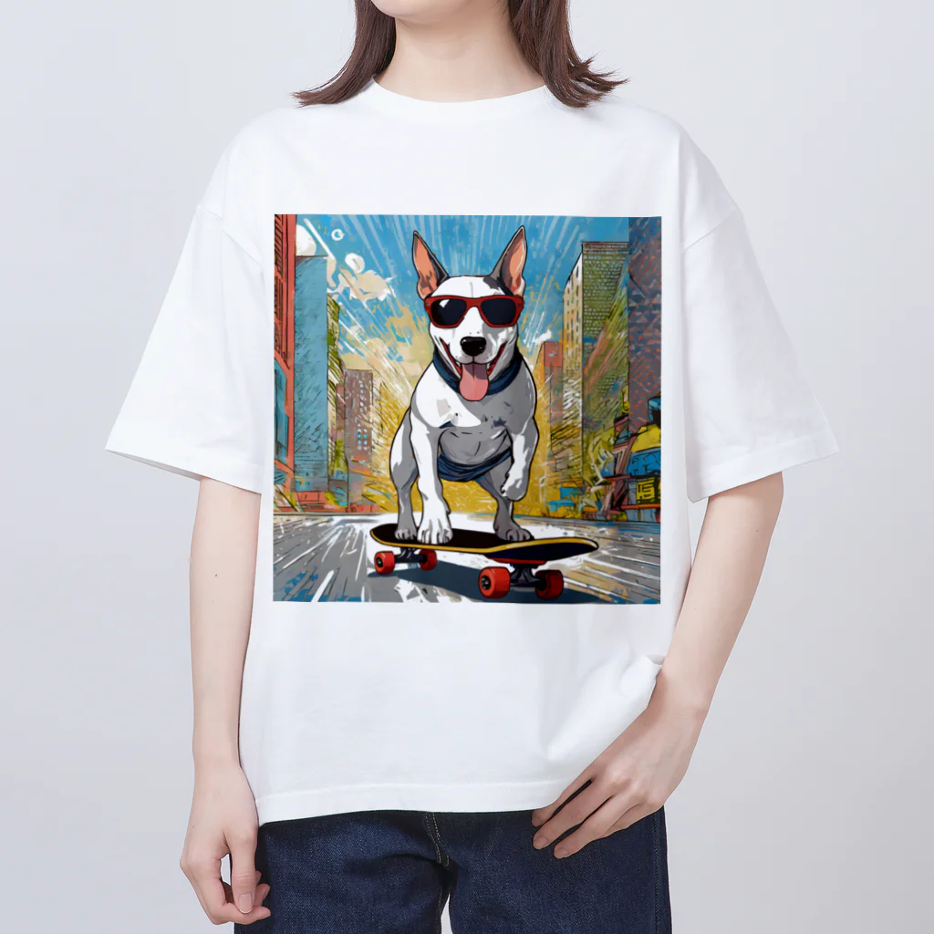 Bull Terrier Paradeの🛹スケーターヴィンセント Oversized T-Shirt