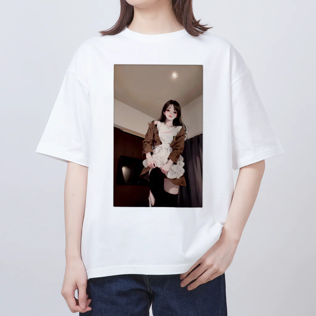 nekozou1986の美少女シリーズ”なごみ”VOL5 セクシーver オーバーサイズTシャツ
