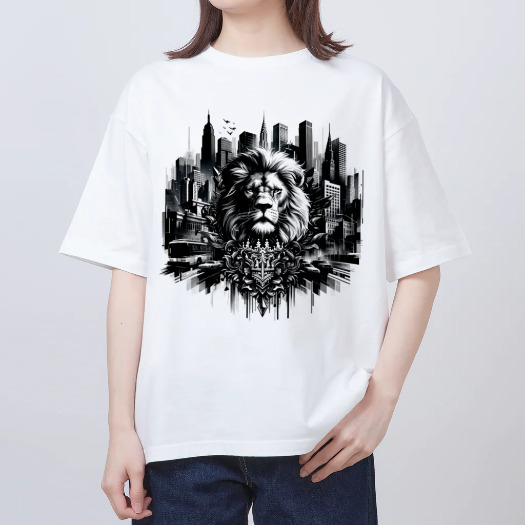 Overdrive Oasis-オーバードライブオアシス-のUrban Jungle Majesty オーバーサイズTシャツ