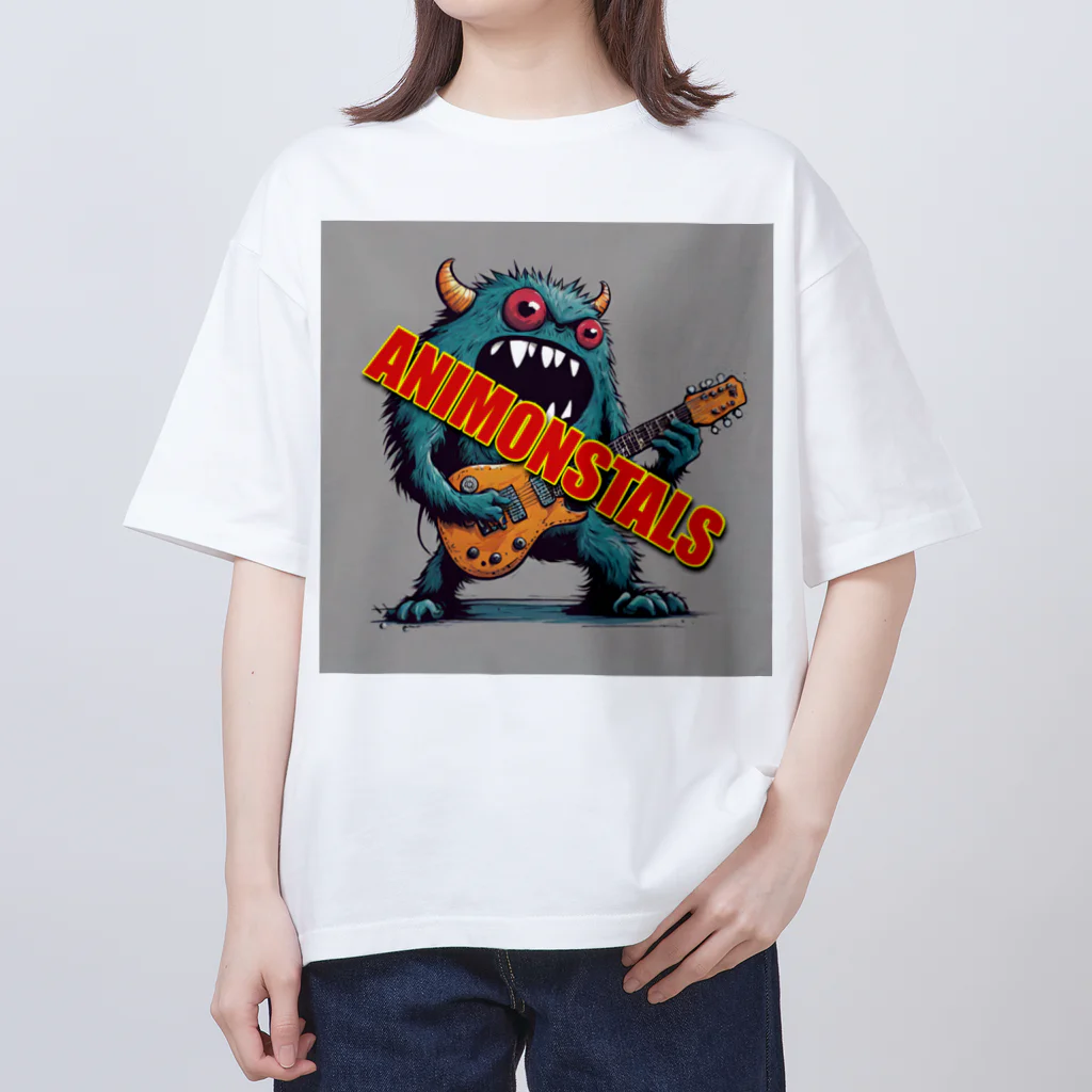 ANIMONSTALSのグリーンモンスタル オーバーサイズTシャツ