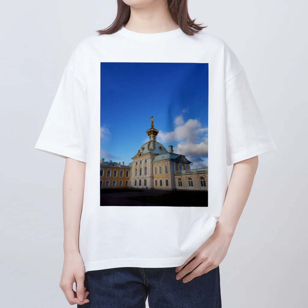 Itto_kawaiibabyの美しい西洋建物 オーバーサイズTシャツ