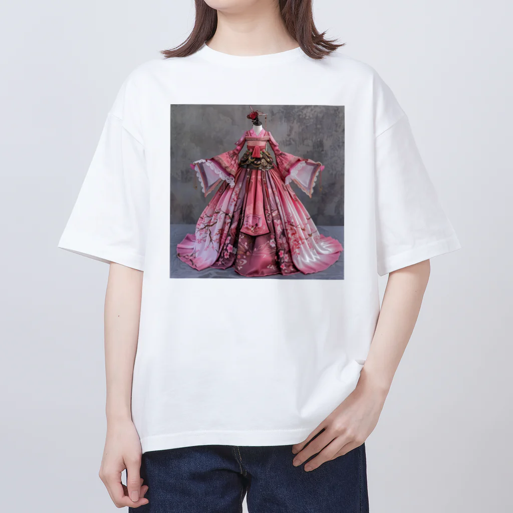 AQUAMETAVERSEの貴族の洋服　なでしこ1478 Oversized T-Shirt