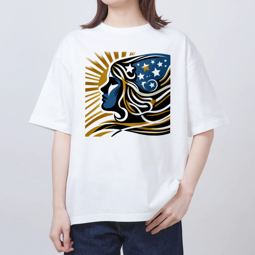 Laitのstatue of liberty オーバーサイズTシャツ