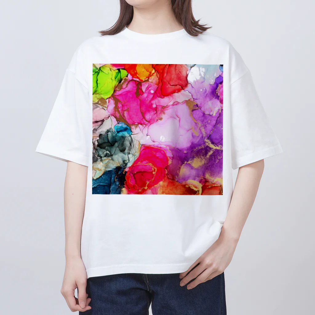 drops.designの春しずく オーバーサイズTシャツ