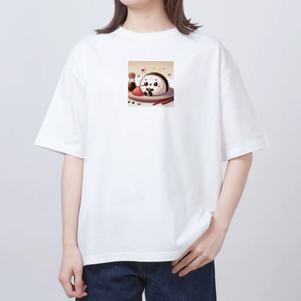 toto444のかわいいおにぎりくん🍙 Oversized T-Shirt