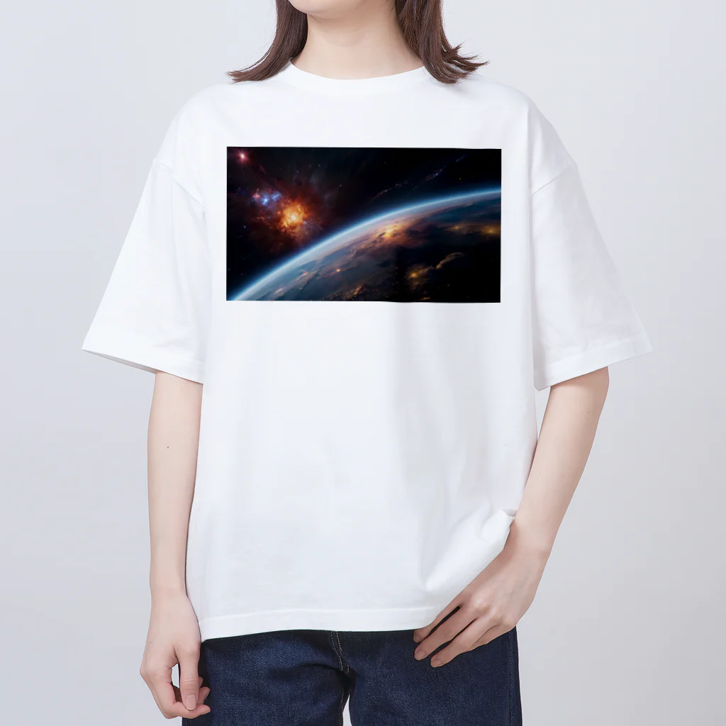 宇宙エネルギーガイドのthe Universe オーバーサイズTシャツ