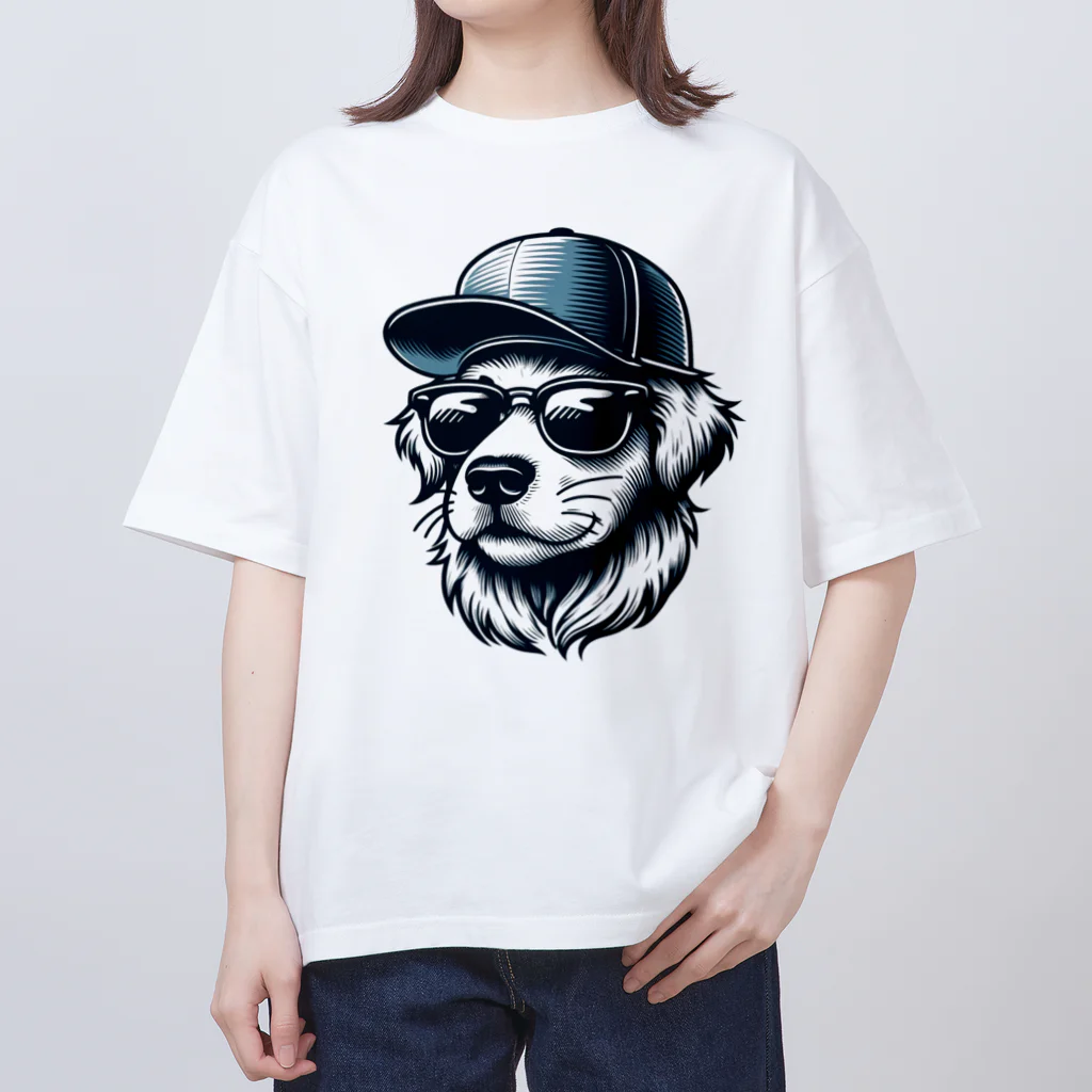 キャップ犬専門店のキャップ犬8 Oversized T-Shirt