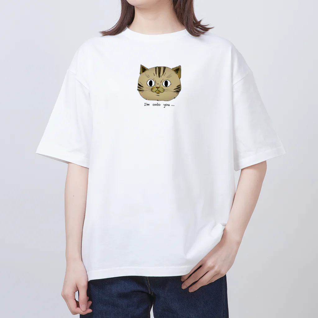 NaNa’s SHOP 🐾のお見通し猫 オーバーサイズTシャツ