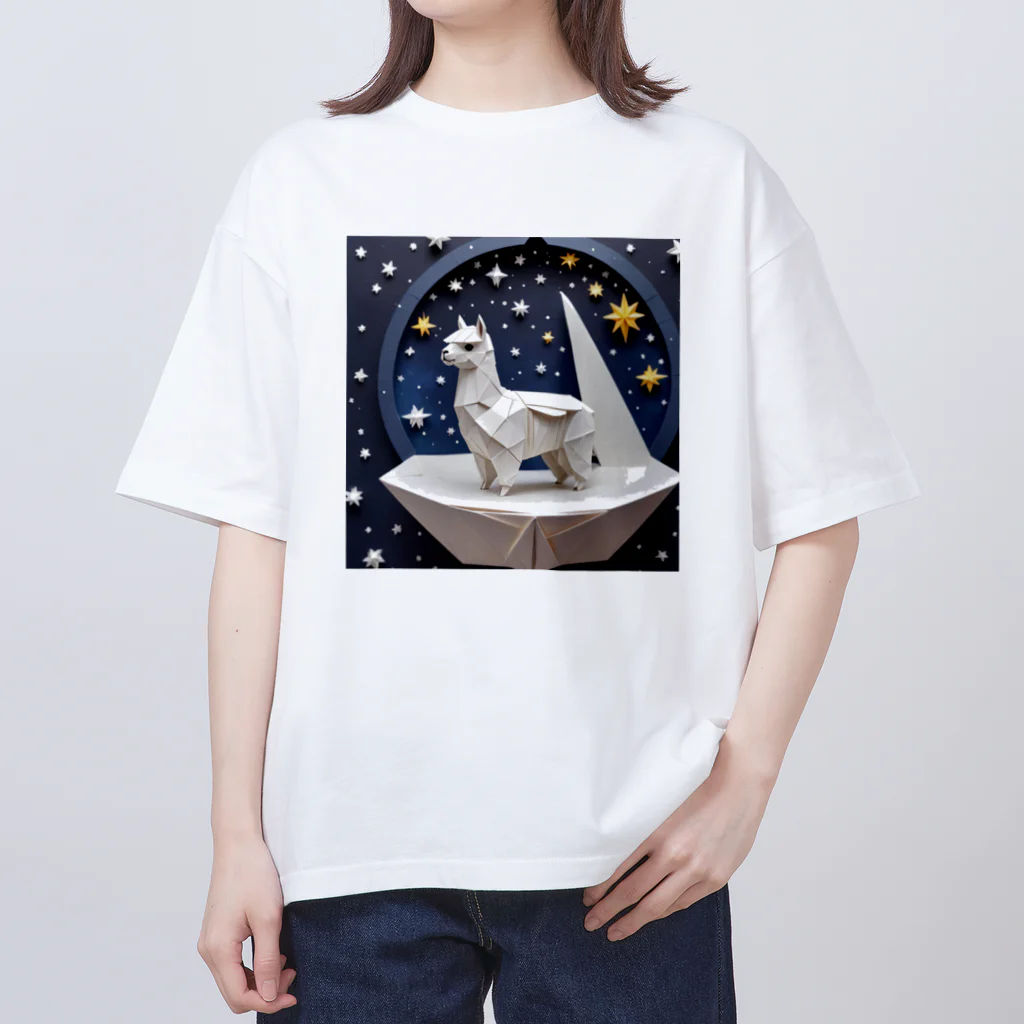 AlpacaHolicの夢見るアルパカさん オーバーサイズTシャツ