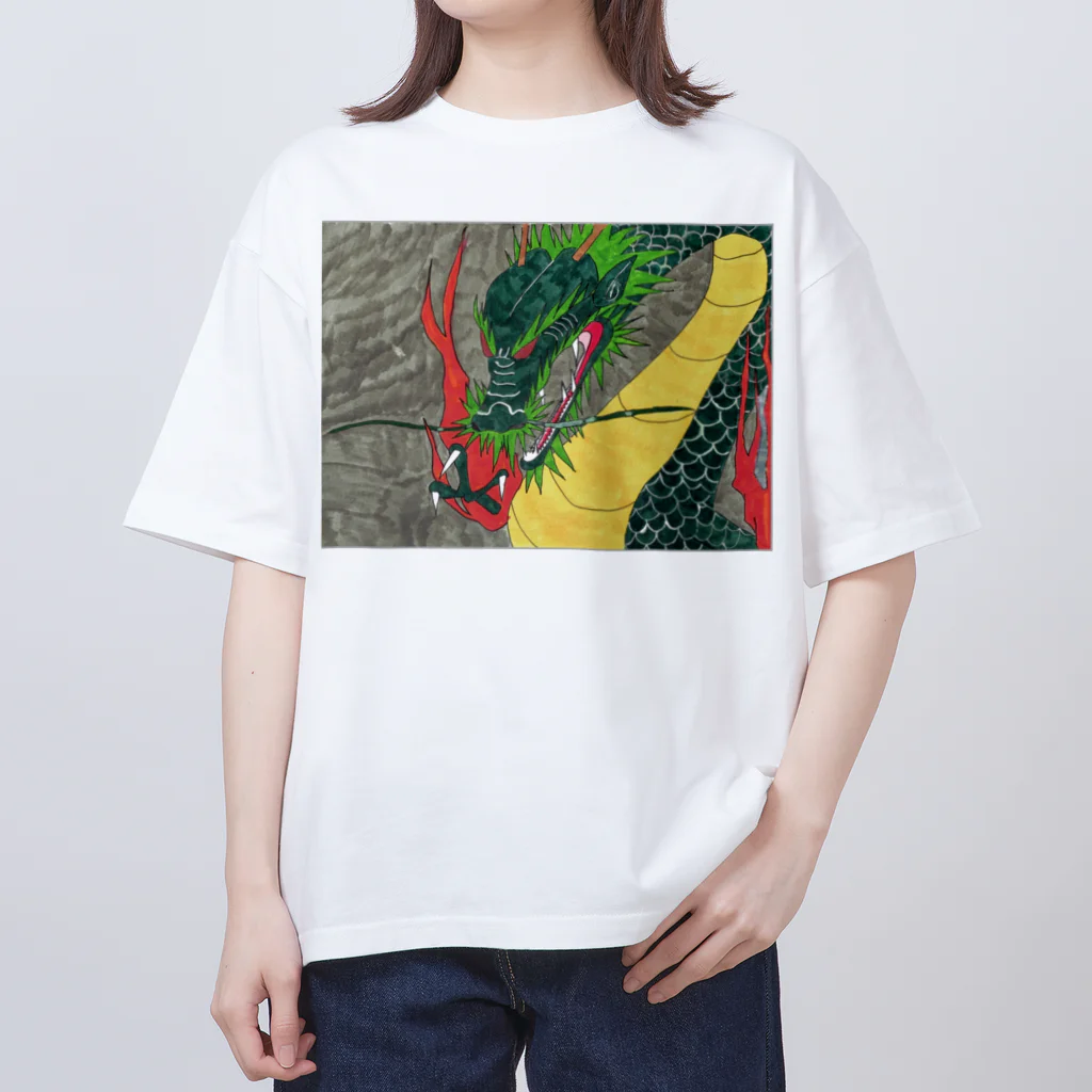 Daria tanakaの初めて描いた龍神 Oversized T-Shirt