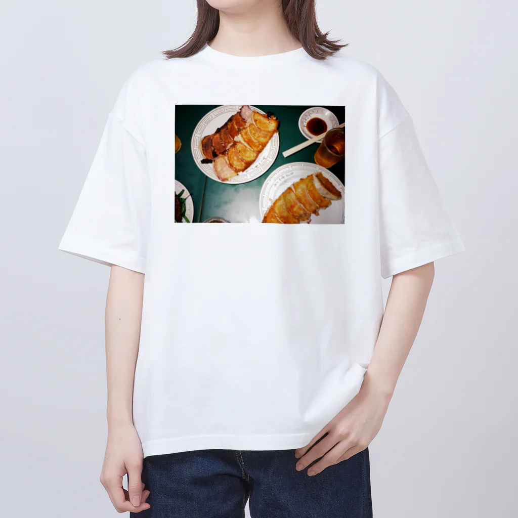 nyanyacoの愛してやまない餃子 オーバーサイズTシャツ