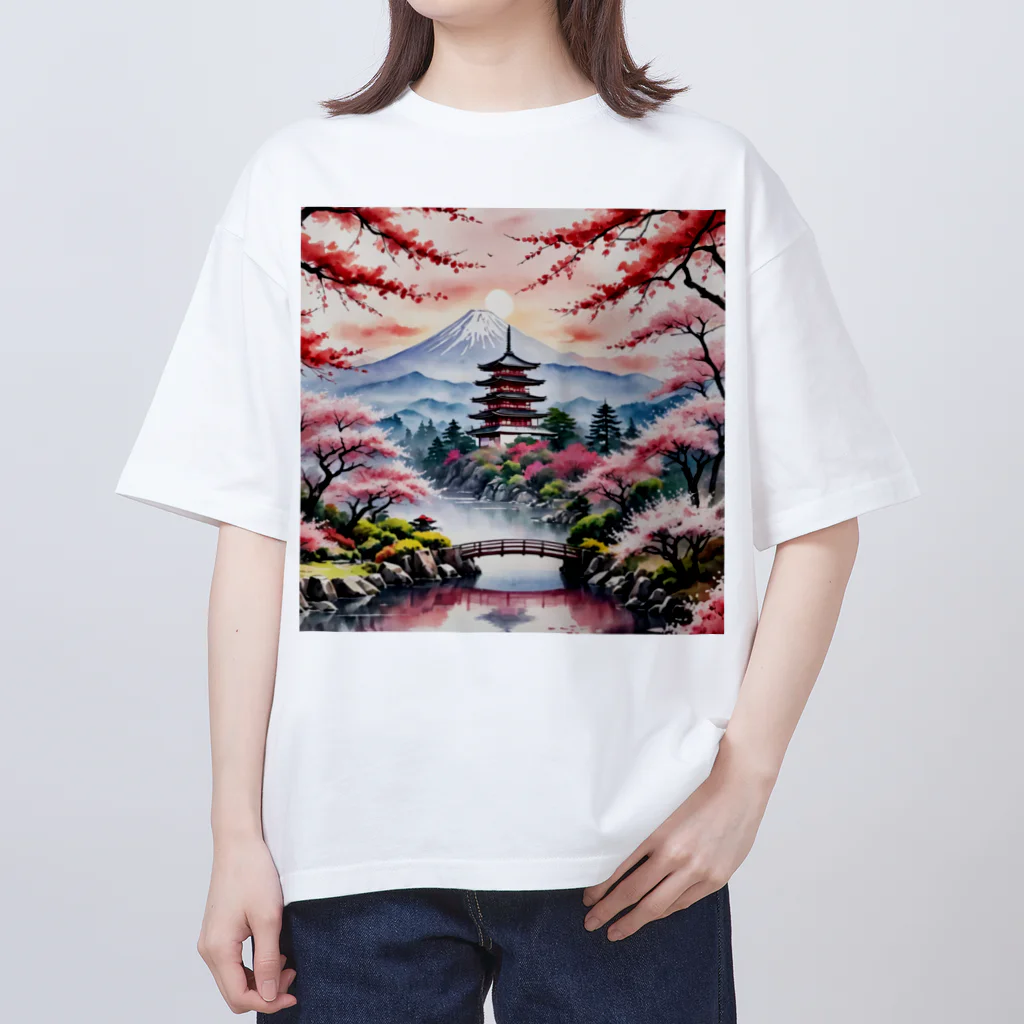 m-mike007の日本の風景 Oversized T-Shirt