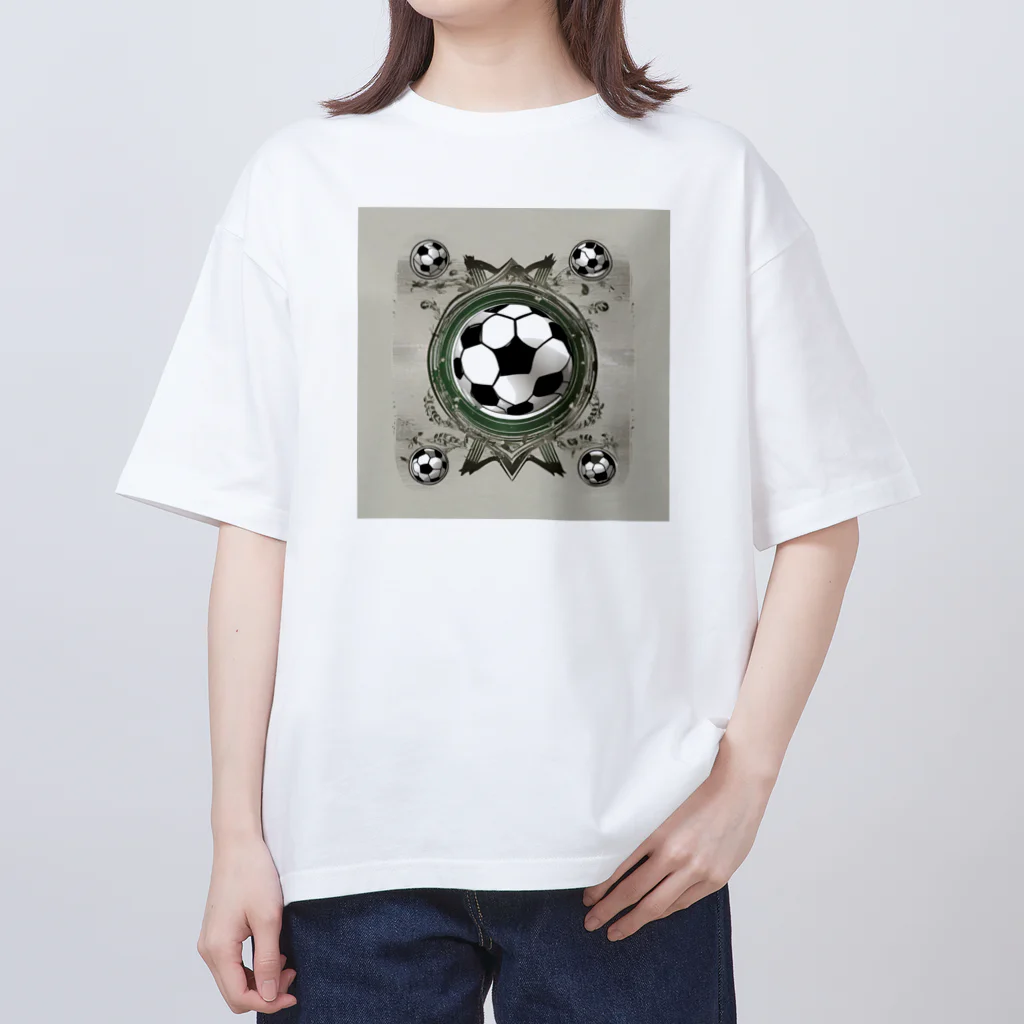 kenntarouのオリジナルサッカーロゴ オーバーサイズTシャツ