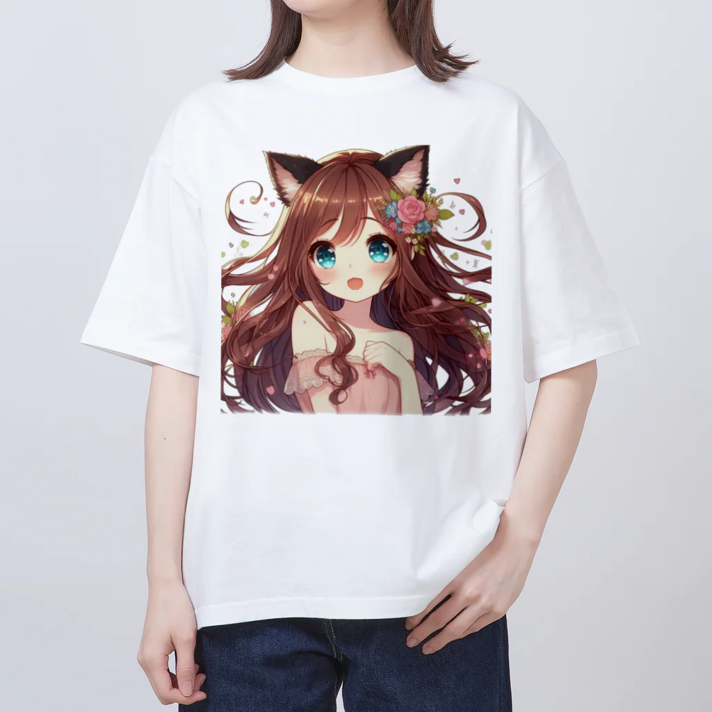 yos-1292583のねこニコばん オーバーサイズTシャツ