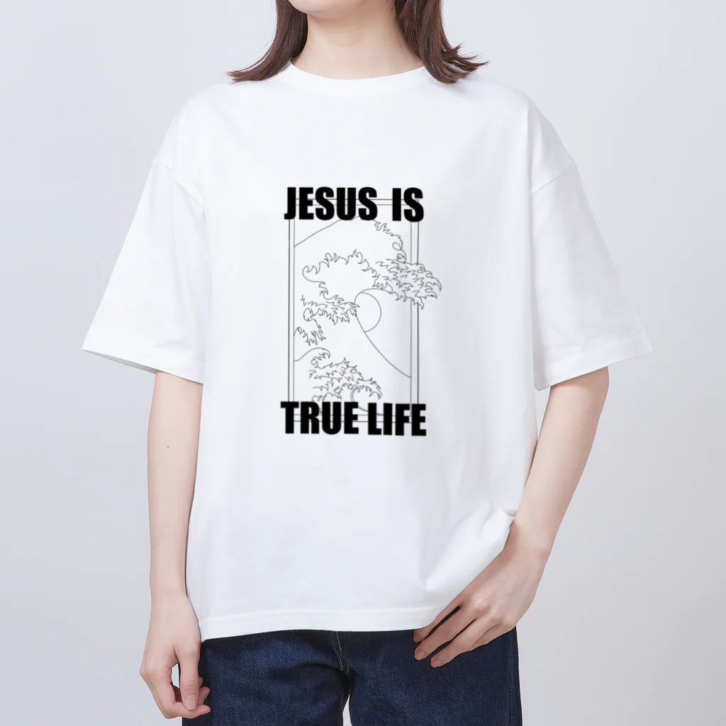 TESTIMONYのJesus is true life Oversized T-Shirt