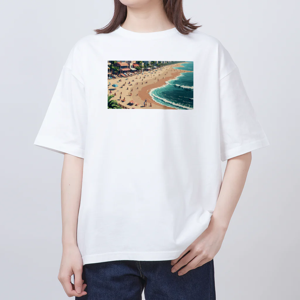 かてこの洋服販売所の波の調べ Oversized T-Shirt