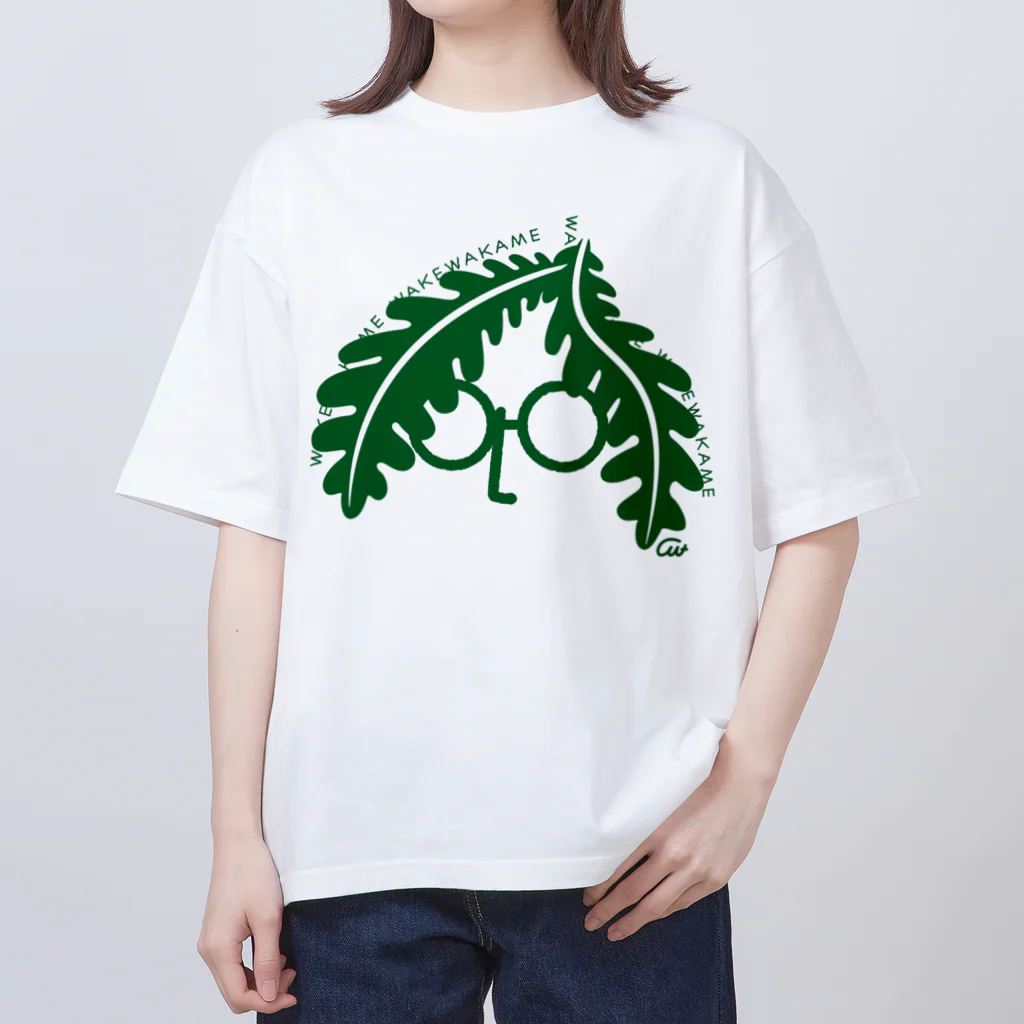 イラスト MONYAAT のわけわかめ WAKEWAKAME L オーバーサイズTシャツ