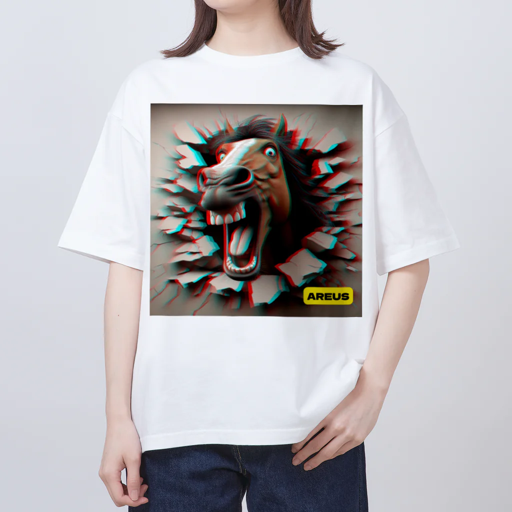 AREUSのAREUS×3D Horse オーバーサイズTシャツ