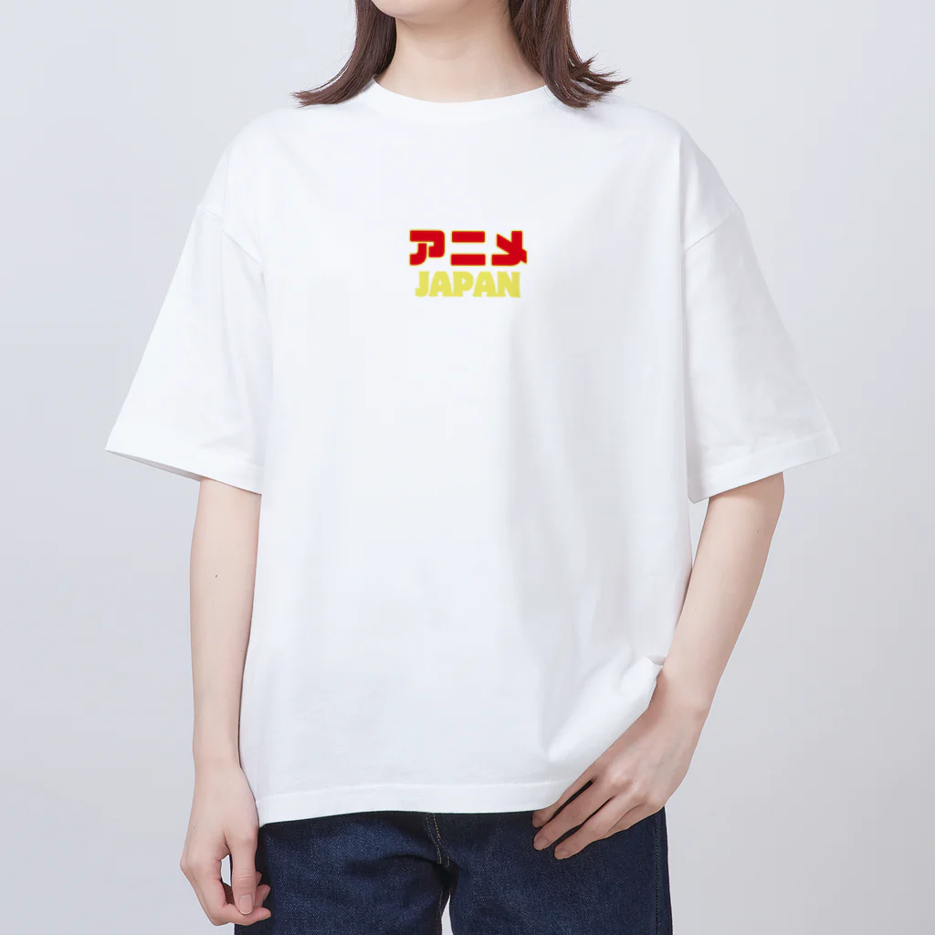 ブラウンのアニメＪＡＰＡＮ オーバーサイズTシャツ