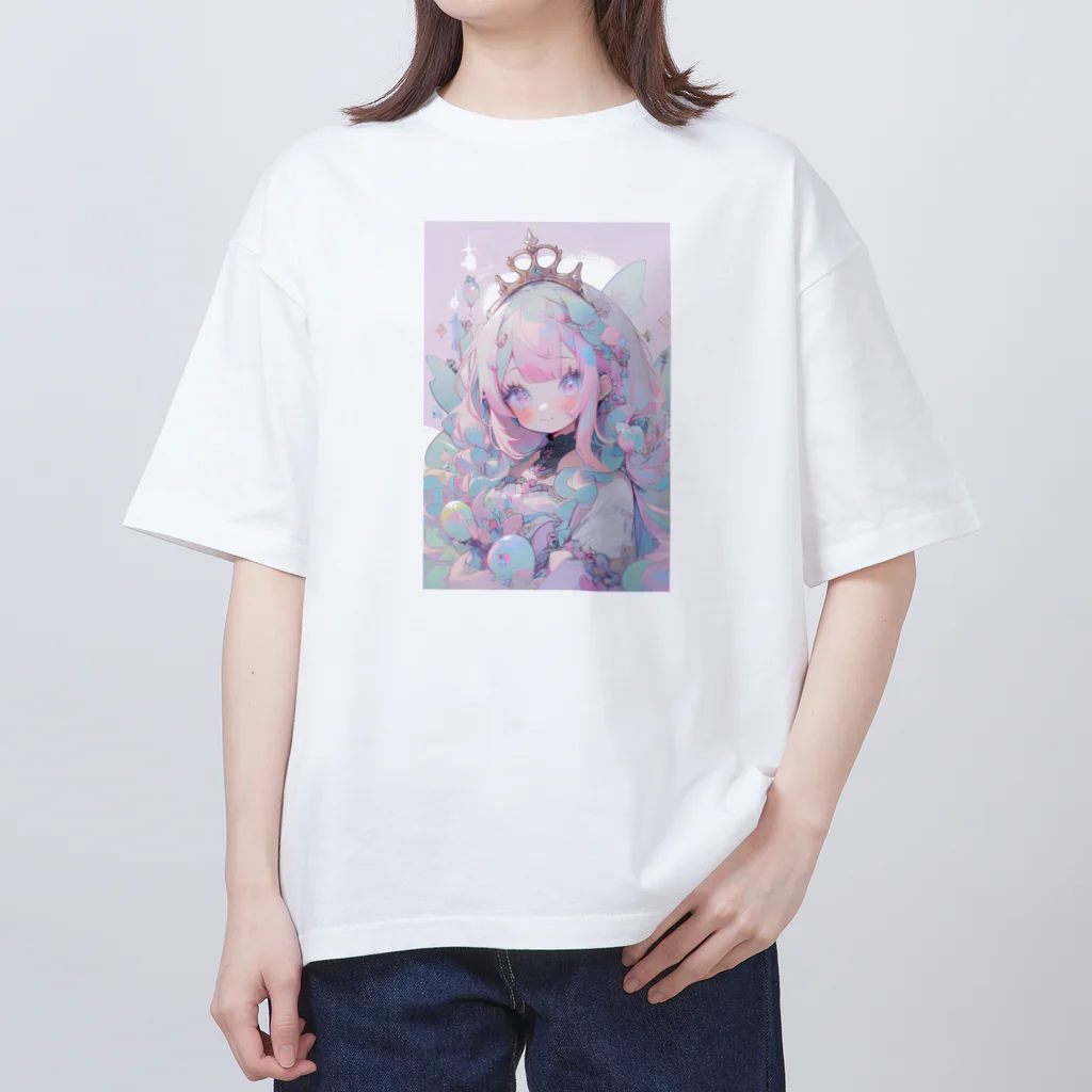 moca.のふぇありーぽるん オーバーサイズTシャツ