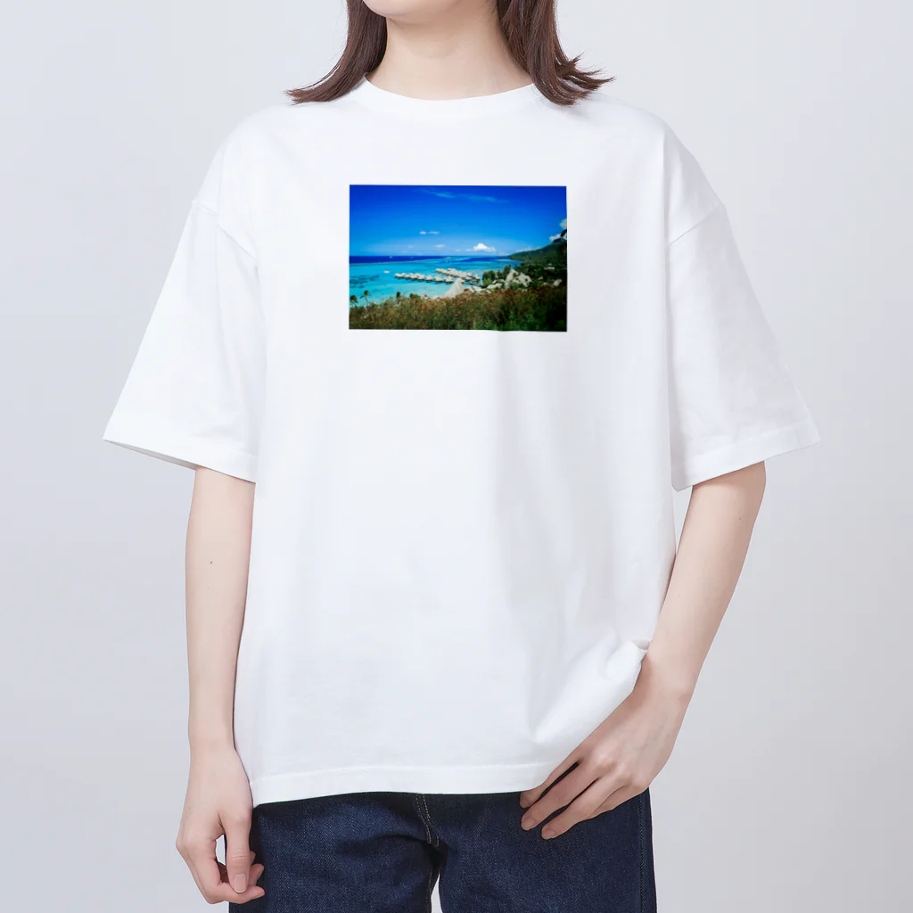 まほろばのハワイの風景 オーバーサイズTシャツ