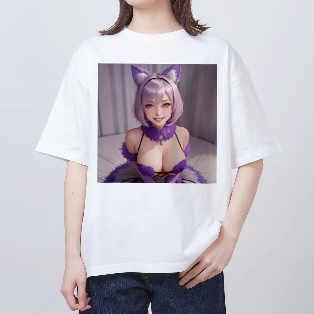 LONGSTONEのAI最強美少女 オーバーサイズTシャツ