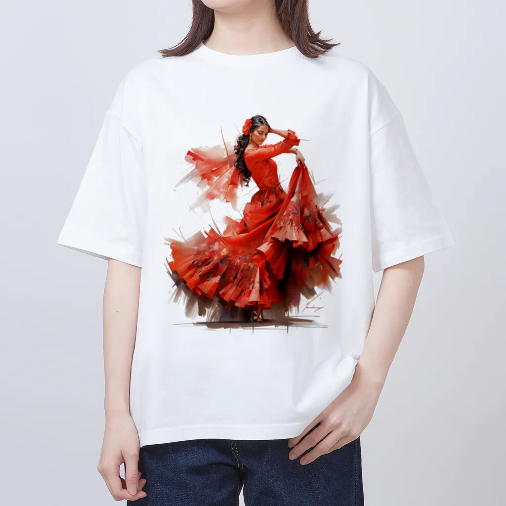 AQUAMETAVERSEのカルメン　なでしこ1478 Oversized T-Shirt