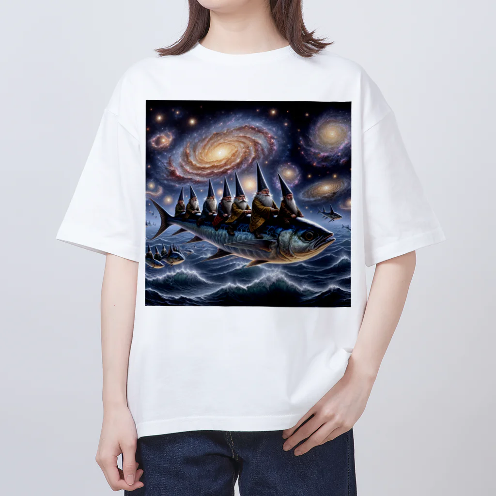 daikoku3の空かける小人たち オーバーサイズTシャツ