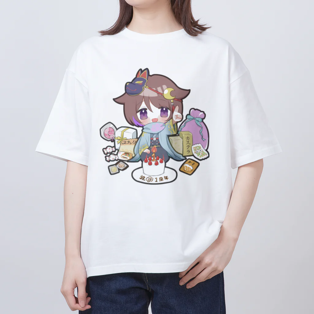 鈴祈ほまるの鈴祈ほまる一周年記念Tシャツ オーバーサイズTシャツ