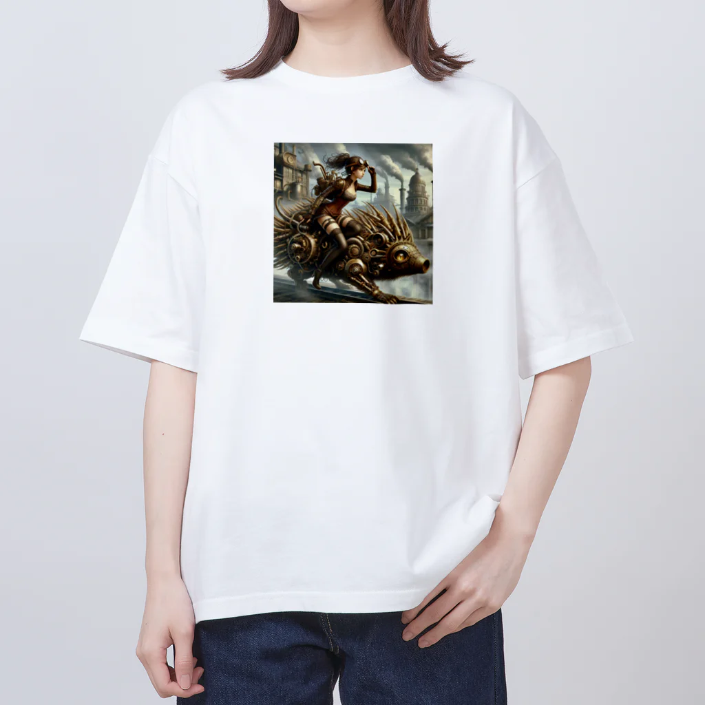 yokoana_zakkaの赤（セキ）の国の戦闘員 オーバーサイズTシャツ