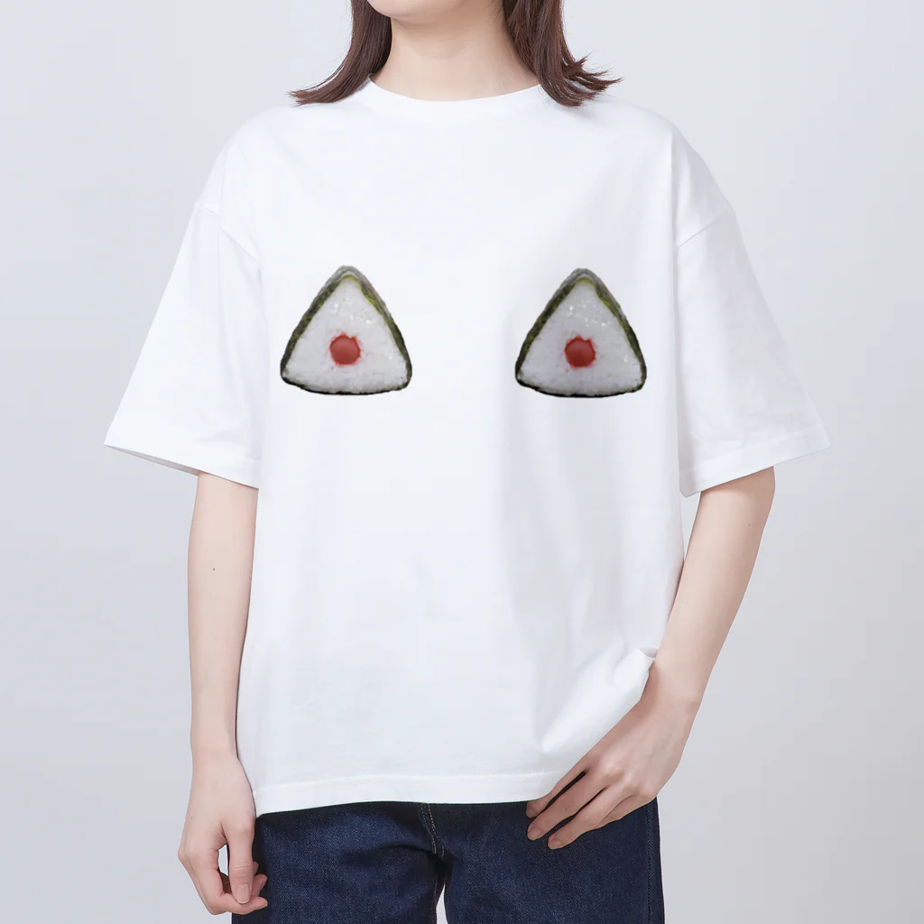 ろーみ店長のおっ…にぎり(離れた位置) Oversized T-Shirt