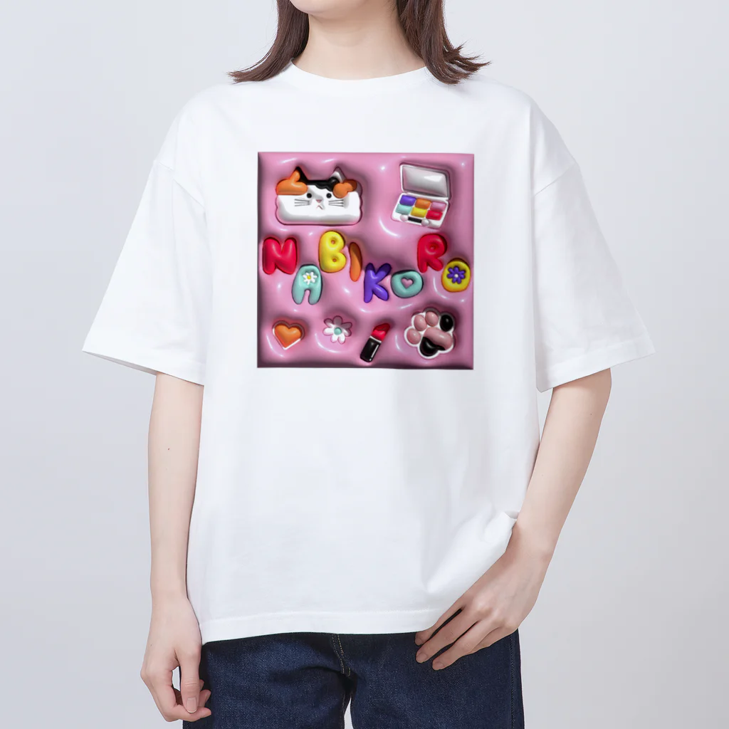 そぼろのプリント屋さんのナビコロリ Oversized T-Shirt