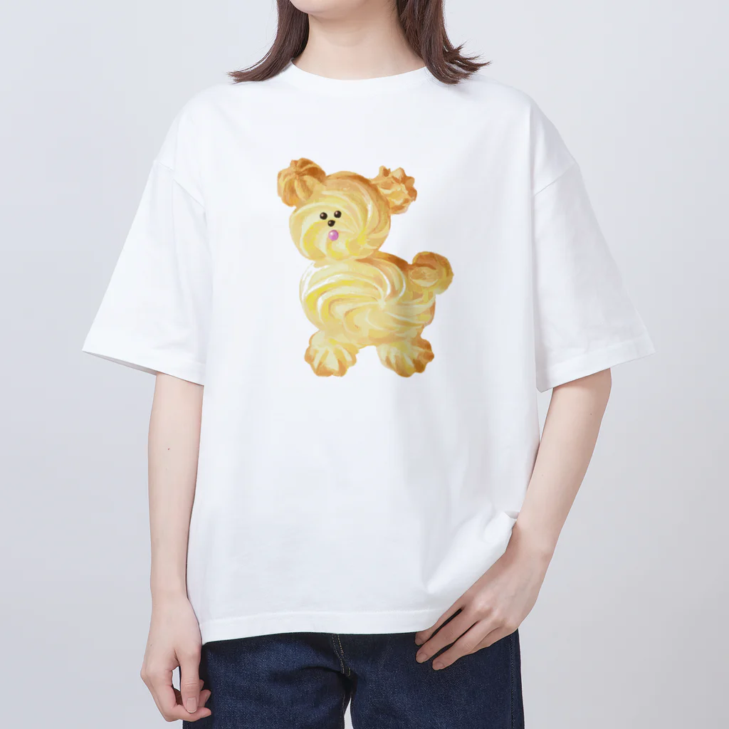 はしゃいでろクアッカワラビーのヤギさんのクッキー(いぬ) Oversized T-Shirt