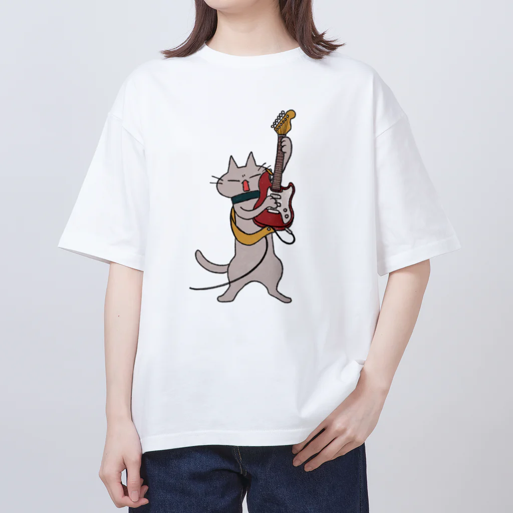 工房ミハルスのにゃああああああああん オーバーサイズTシャツ