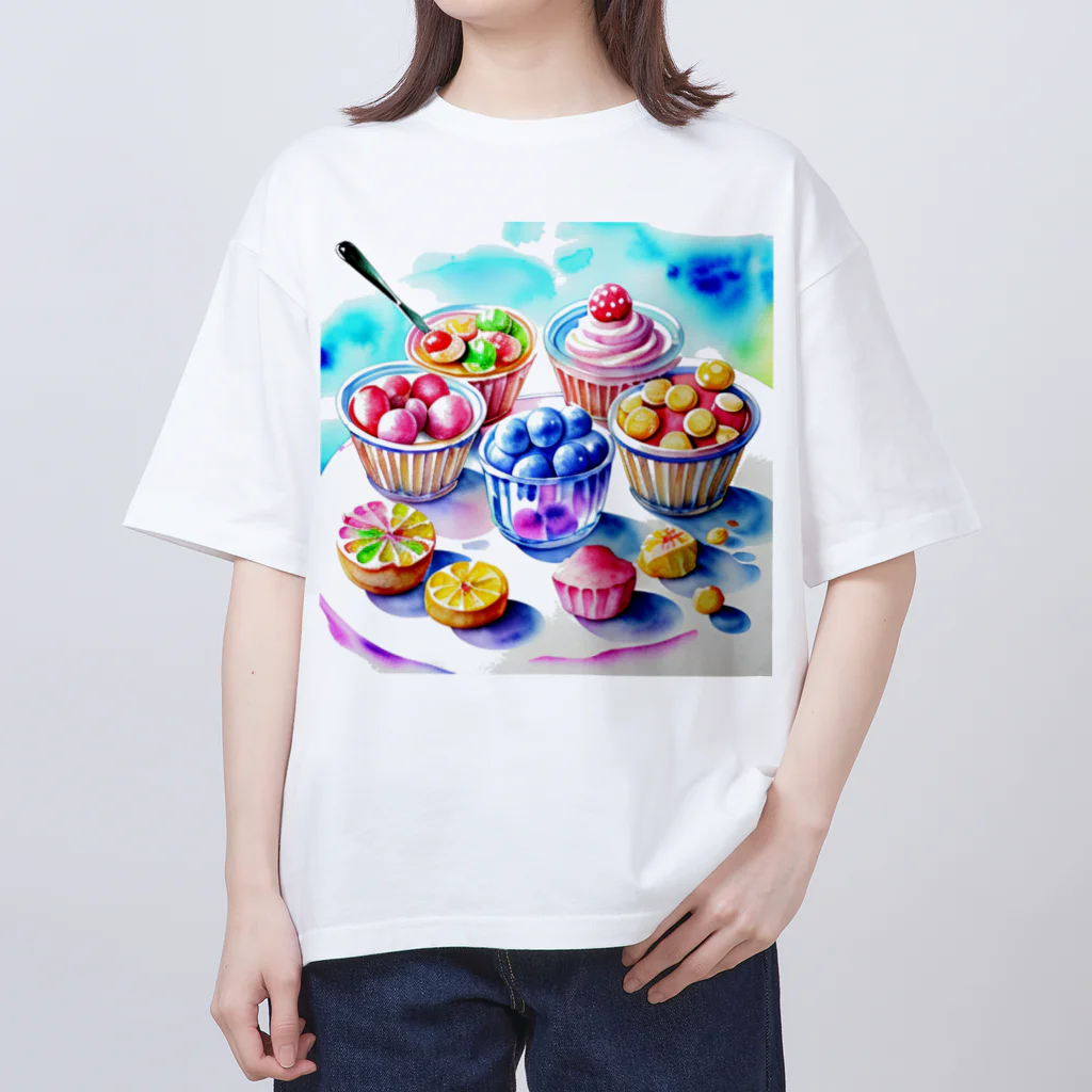 CHIKUSHOのスイーツ Oversized T-Shirt