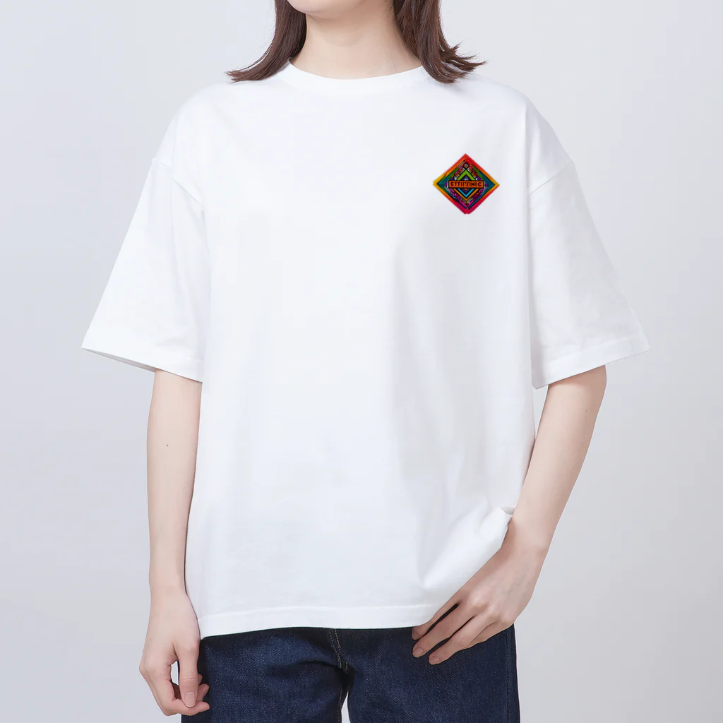 TAKU_Hの民族ロゴ Oversized T-Shirt