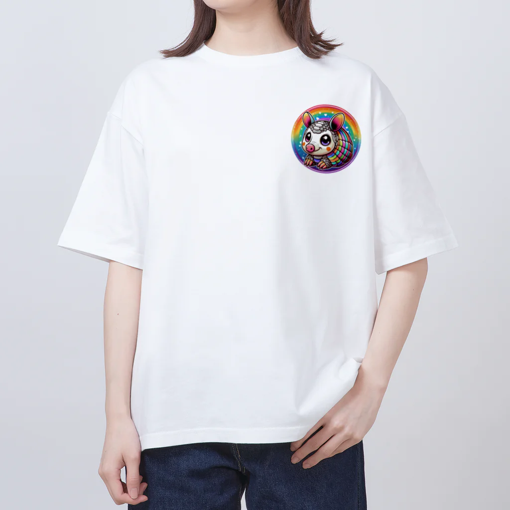 天使の道の駅のつぶらな虹まじろ Oversized T-Shirt