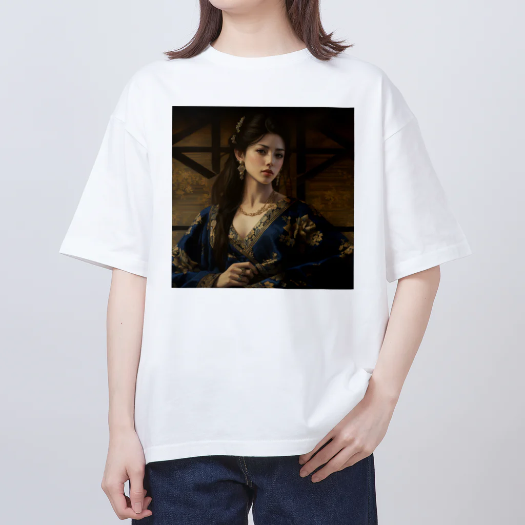 AQUAMETAVERSEの東洋の美人　なでしこ1478 オーバーサイズTシャツ