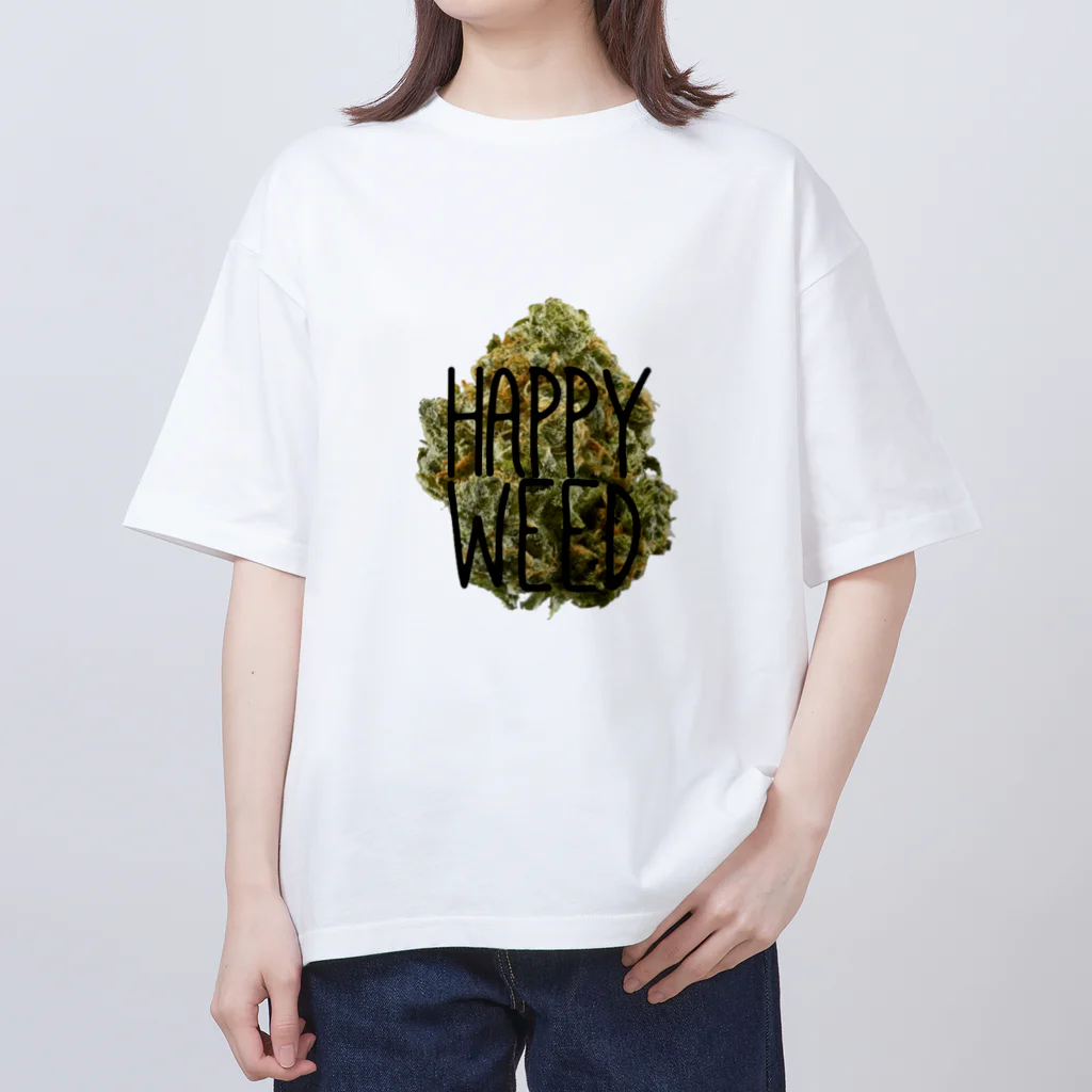 High!?のHAPPY WEED Oversized T-Shirt