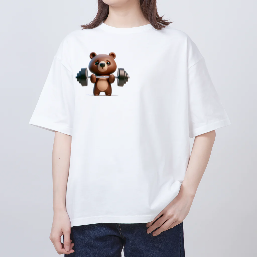 AKIRAの筋トレくまちゃん Oversized T-Shirt