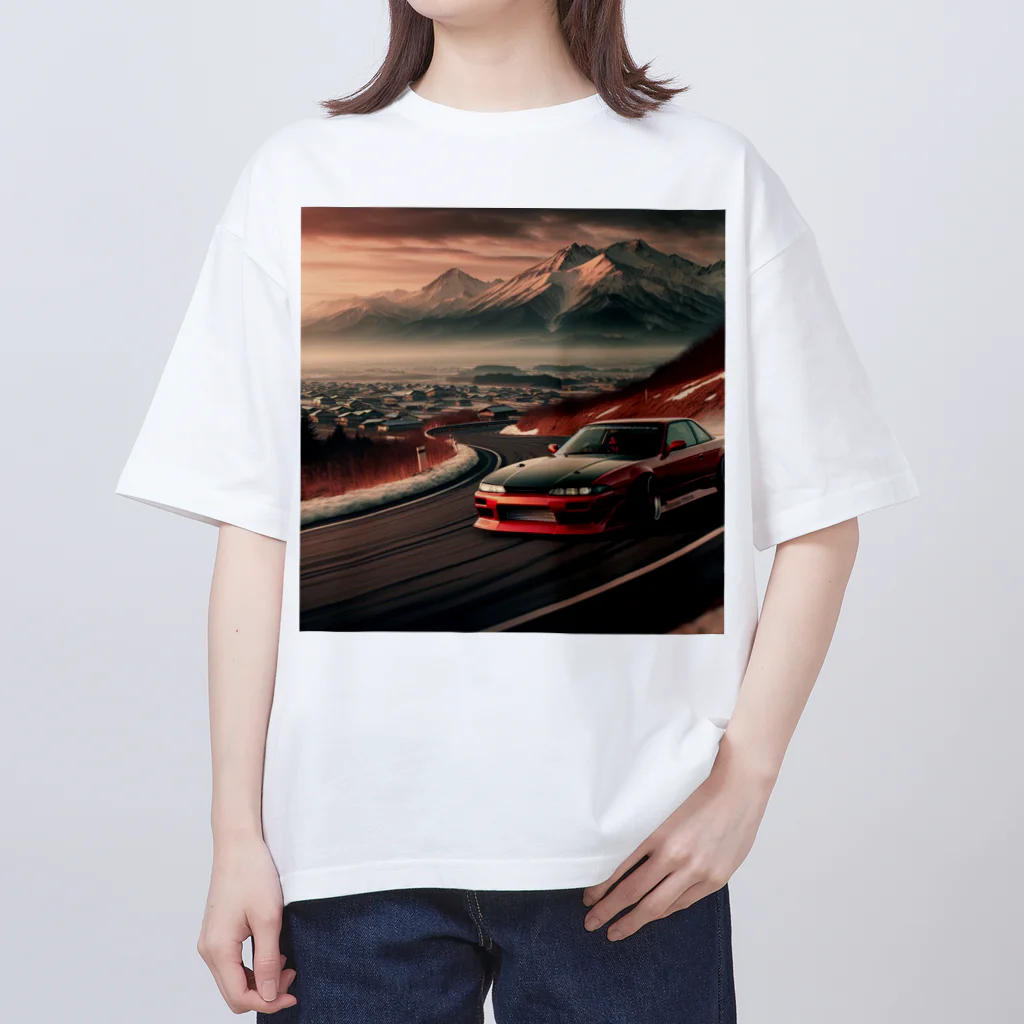 DRIFT CARSのドリフト　シルビア オーバーサイズTシャツ