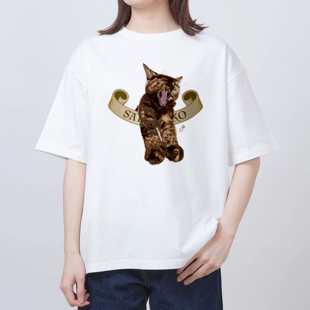 元祖ふとねこ堂のサビネコ オーバーサイズTシャツ