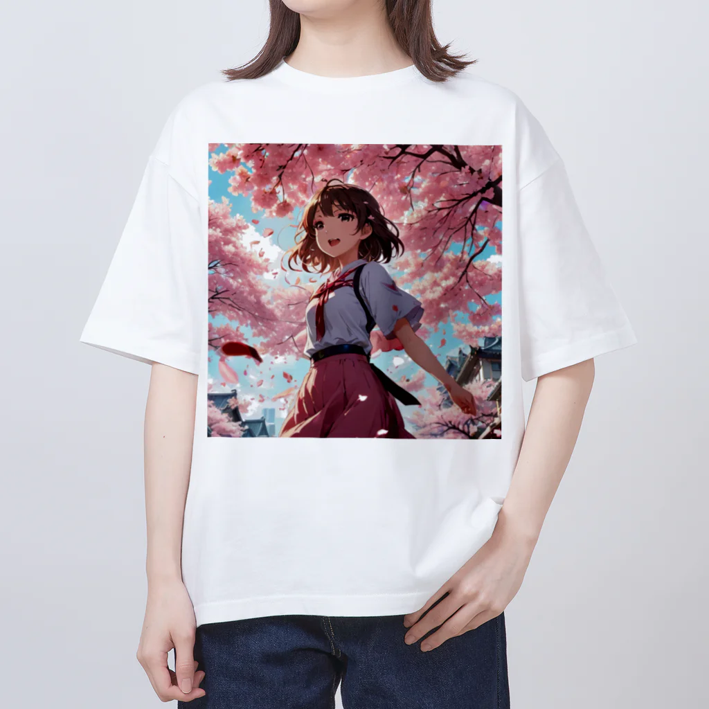 ここのよていの桜の季節 オーバーサイズTシャツ